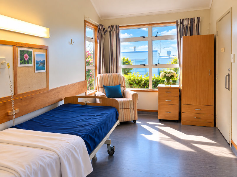 Sunlit Cozy Care Room